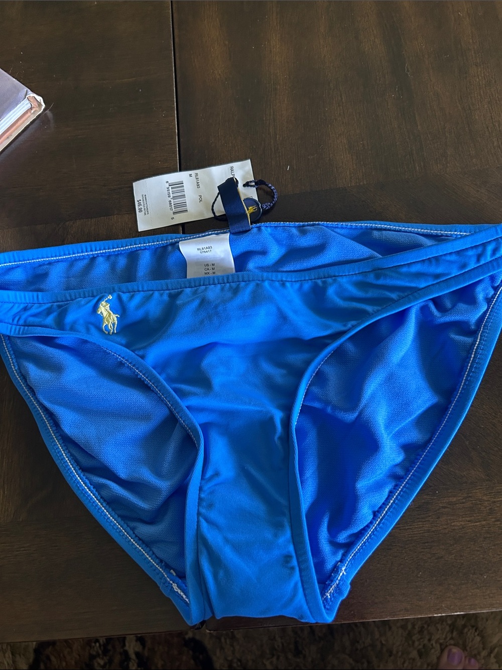 Polo by Ralph Lauren Bright Blue Women’s Swim Trunks